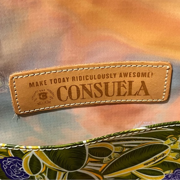 Consuela Haley Tote Bag Retired Hummingbird Blue Sparkles Classic Embroidered - Picture 7 of 10